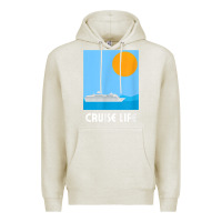 Oatmeal Heather cruise life design travel & cruise wear t shirt Premium Hoodie - baoMotion