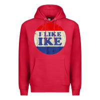 Cardinal i like ike political button vintage distressed Premium Hoodie - baoMotion
