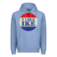 Colony Blue i like ike political button vintage distressed Premium Hoodie - baoMotion