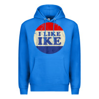 True Royal i like ike political button vintage distressed Premium Hoodie - baoMotion