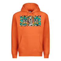 Carrot english bulldog mom  license plate template Premium Hoodie - BarkalooDesign