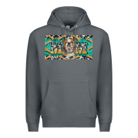 Rock english bulldog mom  license plate template Premium Hoodie - BarkalooDesign