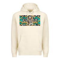Tofu english bulldog mom  license plate template Premium Hoodie - BarkalooDesign