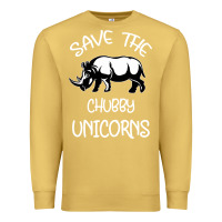 Antique Gold save the chubby unıcorns Premium Sweatshirt - Bettercallsaul