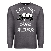 Charcoal Heather save the chubby unıcorns Premium Sweatshirt - Bettercallsaul