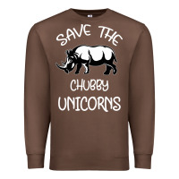 Chestnut save the chubby unıcorns Premium Sweatshirt - Bettercallsaul