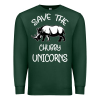 Sports Green save the chubby unıcorns Premium Sweatshirt - Bettercallsaul
