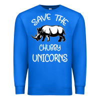 True Royal save the chubby unıcorns Premium Sweatshirt - Bettercallsaul