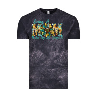 Cloud Black being a mom makes my life complete Vintage Tee - SublimationCraftShop