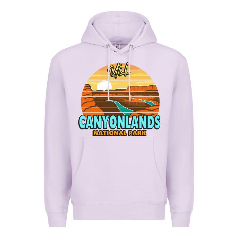Canyonlands Moab Utah National Park Nature Outdoor Lovers Premium Hoodie by baoMotion | Teevron