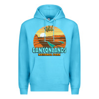 Ocean Blue Canyonlands Moab Utah National Park Nature Outdoor Lovers Premium Hoodie - baoMotion