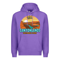 Purple Canyonlands Moab Utah National Park Nature Outdoor Lovers Premium Hoodie - baoMotion