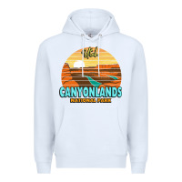 White Canyonlands Moab Utah National Park Nature Outdoor Lovers Premium Hoodie - baoMotion