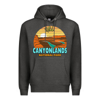 Charcoal Heather Canyonlands Moab Utah National Park Nature Outdoor Lovers Premium Hoodie - baoMotion