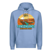 Colony Blue Canyonlands Moab Utah National Park Nature Outdoor Lovers Premium Hoodie - baoMotion