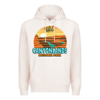 Pale Pink Canyonlands Moab Utah National Park Nature Outdoor Lovers Premium Hoodie - baoMotion