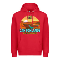 Red Canyonlands Moab Utah National Park Nature Outdoor Lovers Premium Hoodie - baoMotion