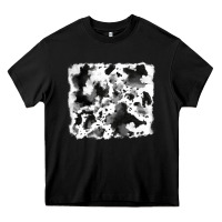 Black cowhide Heavy Core Tee - RanaPortraitStore