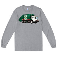 Heather Grey recycle truck Long Sleeve Tee - Artiststas