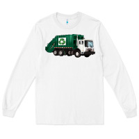 White recycle truck Long Sleeve Tee - Artiststas
