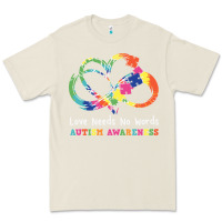 Bone Love Needs No Words Heart Puzzle Autism Premium Tee - CowhideDigitalArt
