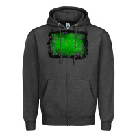 Charcoal Heather halloween background Zipper Hoodie - RanaPortraitStore