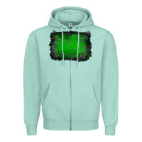 Seafoam halloween background Zipper Hoodie - RanaPortraitStore