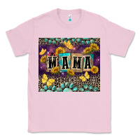 Bubblegum Pink Mama with sunflowers Classic Tee - FaDigitalArtStudio