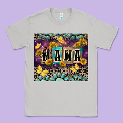 Mama With Sunflowers Classic Tee Designed By Fadigitalartstudio