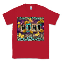 Red Mama with sunflowers Classic Tee - FaDigitalArtStudio