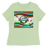 Matcha winter blessings leopard Ladies Tee - LillyAllenDesigns