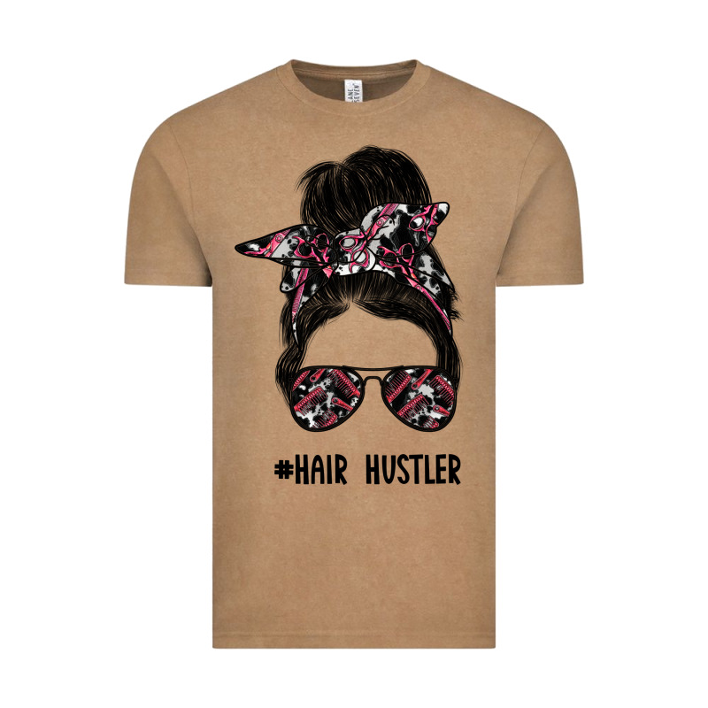 Hair Hustler Vintage Tee by SublimationCraftShop | Teevron