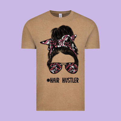 Hair Hustler Vintage Tee Designed By Sublimationcraftshop