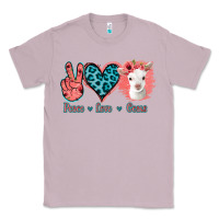 Lilac Peace Love Goats Classic Tee - Jasminsmagicworld