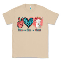 Mushroom Peace Love Goats Classic Tee - Jasminsmagicworld