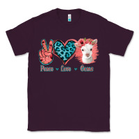 Plum Peace Love Goats Classic Tee - Jasminsmagicworld