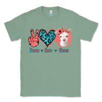 Sage Peace Love Goats Classic Tee - Jasminsmagicworld