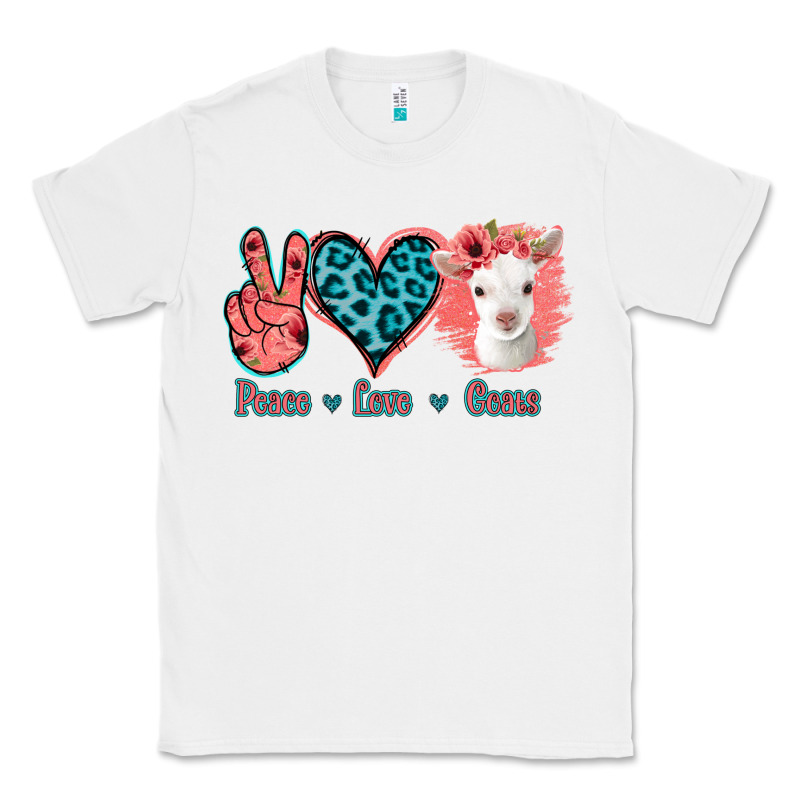 Peace Love Goats Classic Tee by Jasminsmagicworld | Teevron
