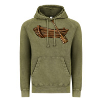 Vintage Olive rowboat Vintage Hoodie - BarkalooDesign