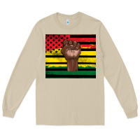 Mushroom Juneteenth American flag Long Sleeve Tee - Artiststas