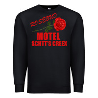 Black rosebud  motel schtts creex Premium Sweatshirt - Bettercallsaul