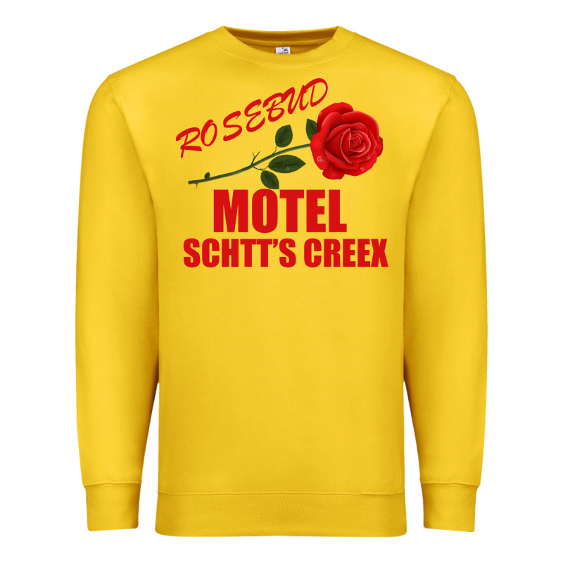 Rosebud  Motel Schtts Creex Premium Sweatshirt by Bettercallsaul | Teevron