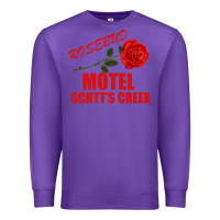 Purple rosebud  motel schtts creex Premium Sweatshirt - Bettercallsaul