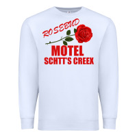 White rosebud  motel schtts creex Premium Sweatshirt - Bettercallsaul