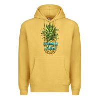 Antique Gold summer vibes pineapple Premium Hoodie - BarkalooDesign