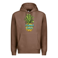 Chestnut summer vibes pineapple Premium Hoodie - BarkalooDesign