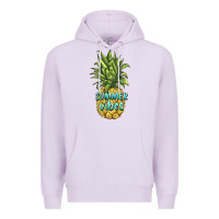 Lilac summer vibes pineapple Premium Hoodie - BarkalooDesign