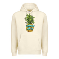 Sandshell summer vibes pineapple Premium Hoodie - BarkalooDesign