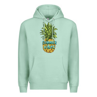 Seafoam summer vibes pineapple Premium Hoodie - BarkalooDesign