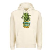 Tofu summer vibes pineapple Premium Hoodie - BarkalooDesign
